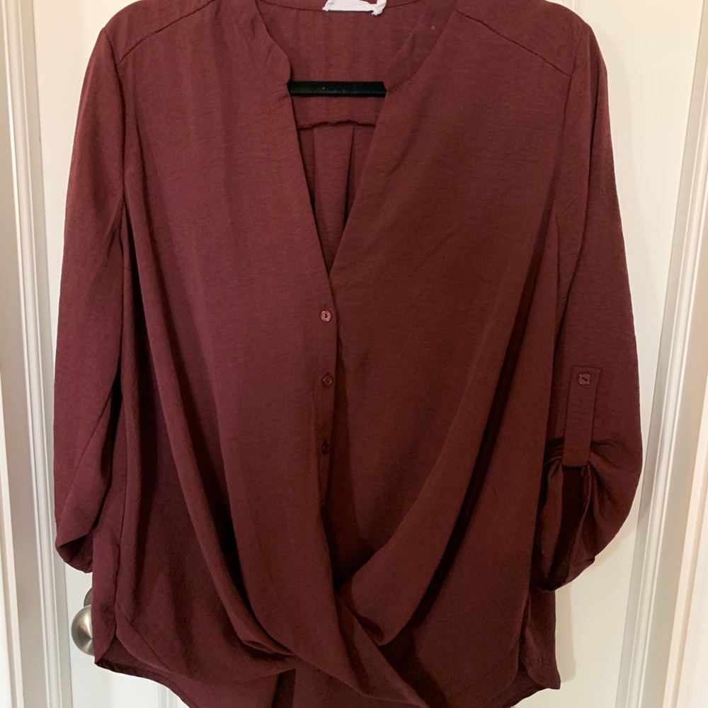 Maroon blouse